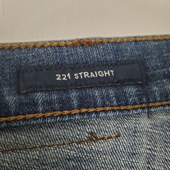 Lucky Brand Men's 221 Straight Blue Jeans 40/30 - Picture 5 of 7